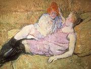 Henri de toulouse-lautrec The Sofa china oil painting reproduction